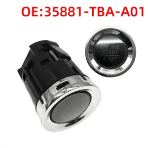 1×Start Switch Ignition Button 35881-TBA-A01 For Honda Civic CR-V Accord Odyssey - Picture 1 of 6