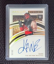 2022 Panini Immaculate Collection WWE Autograph KANE 20/25 NICKNAMES Auto Sharp