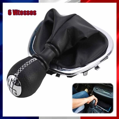 Levier Vitesse Soufflet Cadre pour Renault Trafic Opel Vivaro 6-Vitesses Pommeau