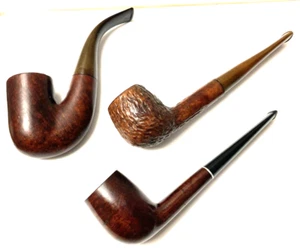 Key-Man And Sweetsmoke anni '60 + altre pipe Briar Estate (3) come da ritrovamento + usate così come sono! - Foto 1 di 16