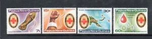 BANCO DE SANGRE CRUZ ROJA P.N.G MNH 1980 SG393-396 - Imagen 1 de 1
