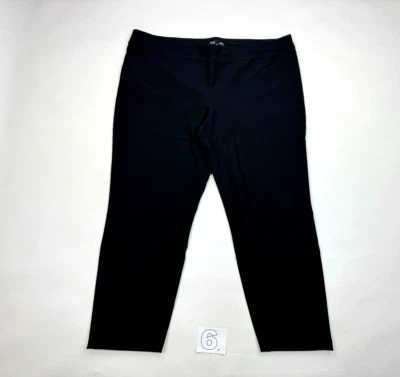 Pantalón al tobillo Eileen Fisher lavable viscosa elástico mujer 1X cintura elástica cónica Foto 1 de 4