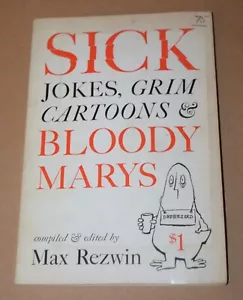 KRANKE WITZE, DÜSTERE CARTOONS & BLOODY MARYS von Max Rezwin 1958 Zitadellenpresse - Bild 1 von 7