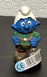 Schlümpfe 20461 Lederhose Schlumpf selten Vintage Blaupunkt Variante PVC Figur 1999 - Bild 1 von 5