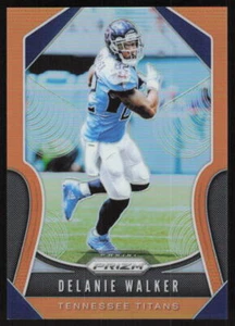 2019 Panini Prizm Orange #162 Delanie Walker /249 Tennessee Titans - Picture 1 of 2