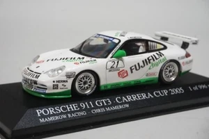 1:43 MINICHAMPS 403056221 Porsche 911 GT3 Carrera Cup 2005 #21 model car - Picture 1 of 12