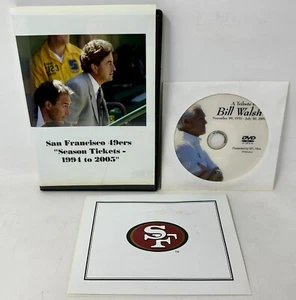 1994-2005 San Francisco 49ers Season Tickets + Bill Walsh Tribute 3 DVD Set - Picture 1 of 5