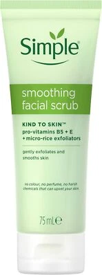 Simple Kind To Skin Smoothing Facial Scrub 75ml - Image 1 of 4