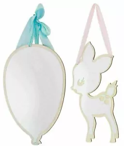 Specchio bambini palloncino e bambi acrilico camera da letto soggiorno decorazione forma asilo - Foto 1 di 1