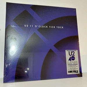 U2 - 11 O'Clock Tick Tock BLUE VINYL RECORD STORE DAY New RSD 12" Single - Picture 1 of 3