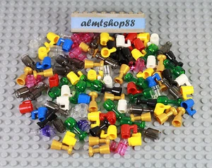 LEGO - Tazas Tazas Copas Cáliz Botellas Lote - Minifigura Utensilio Oro Transparente - Imagen 1 de 2