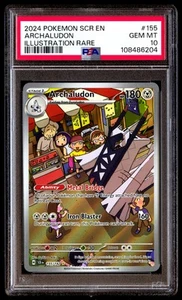 PSA 10 Archaludon 155 Pokemon Scr En Stellar Crown 2024 Illustration Rare - Picture 1 of 3