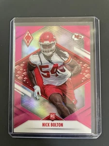 Tarjeta de novato Phoenix Nick Bolton Pink Phoenix 2021 RC #128/1199 No. 167 - Imagen 1 de 2