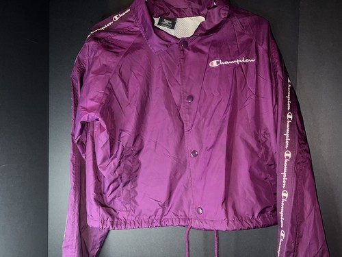 COACH Giacca a vento Champion donna allenatore cappotto primaverile taglia M rosa viola med