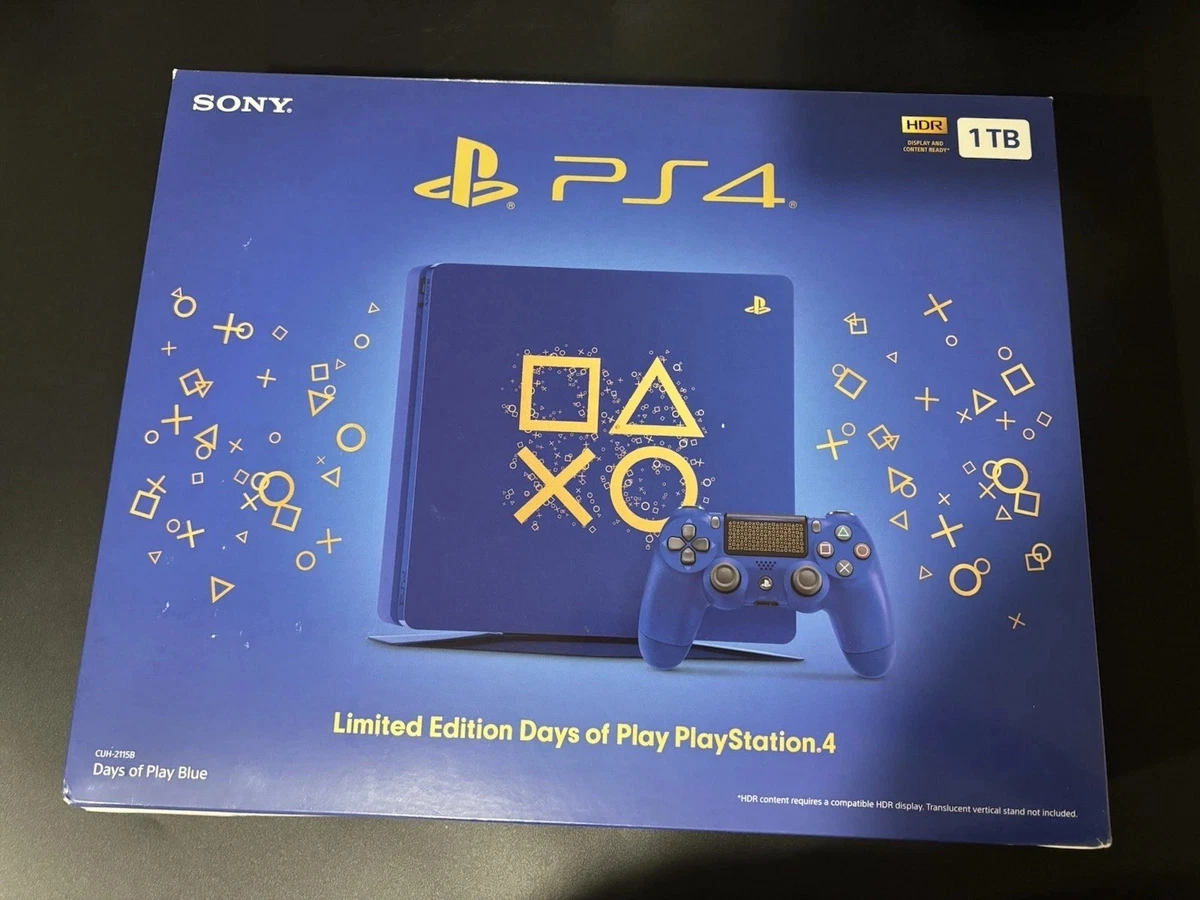 索尼PlayStation 4 蓝色视频游戏机| eBay
