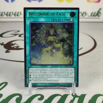 Spellbook Of Fate  ABYR-EN059 Ultimate Rare Unlimited Yugioh Card  Near Mint NM - Image 1 of 2