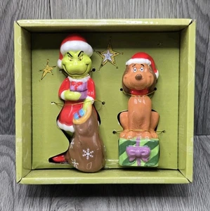Dr. Seuss The Grinch Who Stole Christmas & Max Keramik Salz & Pfefferstreuer NEU - Bild 1 von 7