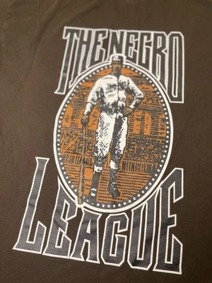 Camisa Promocional De Béisbol Liga Negra De Colección Para Hombres Grande Marrón NLBPA 21 Equipos MLB Foto 1 de 4