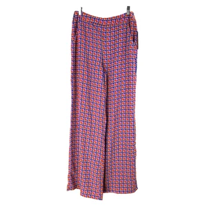 Gianni Bini Pants Womens Large Multicolor Pull On Pockets Polyester - Picture 1 of 10