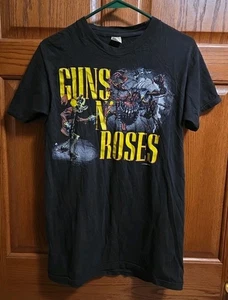Vintage Guns N Roses Rock Band 1987 Tour T-Shirt Single Stitch Gr. M schwarz - Bild 1 von 5