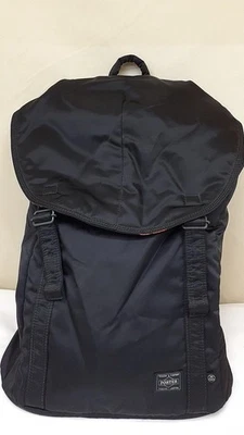 Mochila PORTER STUSSY Tanker preta nylon Yoshida feita no Japão usada - Imagem 1 de 4