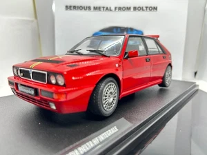 SOLIDO 1807807 1991 LANCIA DELTA HF INTEGRALE RED 1:18 SCALE - Picture 1 of 12