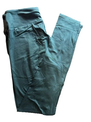 NUEVO CON ETIQUETAS LuLaRoe Verde Sólido Vacaciones Navidad Leggings Talla OS (2-10) Foto 1 de 4