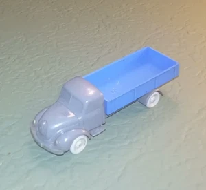 Wiking Magirus unverglast Pritsche grau/blau LKW Modell 1:87 H0 - Bild 1 von 4