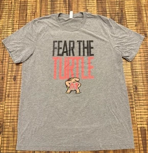 University of Maryland Fear the Turtle Gray Tshirt Large EUC - Picture 1 of 10