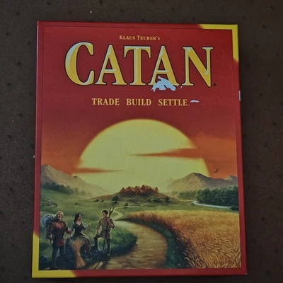 CATAN~Klaus Teurber's ~ Trade Build Settle 棋盘游戏 ~ 完整 ~ 10+ / 3-4 玩家 — 第 1/4 张图片