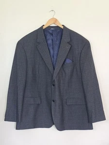 Oak Hill Sport Coat Blazer Jacket Men’s 2XL PR Blue Gray Patten Casual Comfort - Picture 1 of 19