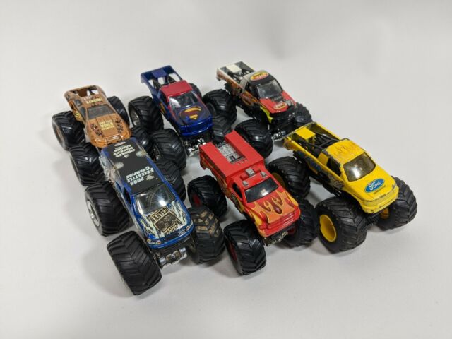 Hot wheels Mattel Micro machine Monster Jam Truck Hooligan Delivery Van  rare Lot