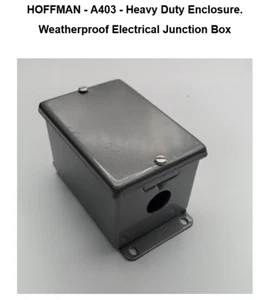 HOFFMAN A403 Enclosure. Heavy Duty Weatherproof Electrical Junction Box. NEMA 4 - Picture 1 of 3