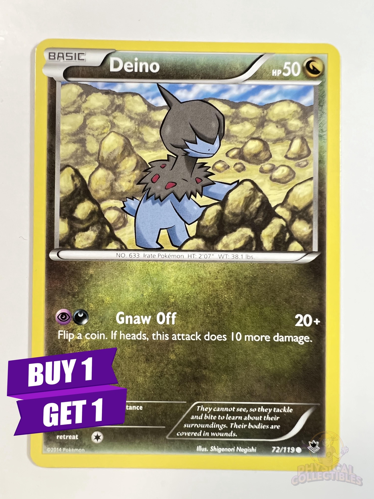Deino 72/119 - Phantom Forces - Common - Pokemon Card TCG