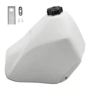 Petrol Fuel Tank 12LT White For Kawasaki KLR 250 KL 250D 1985 - 2005 Gas Tank - Picture 1 of 11