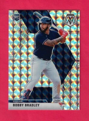 BOBBY BRADLEY 2020 Panini Chronicles Mosaic PRIZM # 50 Cleveland Indians - Image 1 of 2