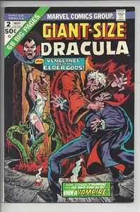 Dracula taglia gigante #2 VF-(7.5) 1974 - Marcos Demon Battle for Bondage Girl - Foto 1 di 2