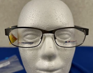 USA Workforce Brille Brillengestell WF441AM Schwarz/Blau Carbon - Bild 1 von 8