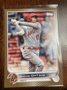 2022 Topps Series 1 Shohei Ohtani Gold Parallel /2022 #1 Angels