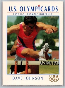 1992 Impel U.S. Olympicards #HP6 Dave Johnson USA Track and Field Olympics Card - Picture 1 of 2