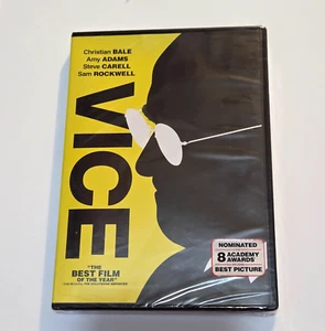 Vice DVD 2018 WS Christian Bale Amy Adams Sam Rockwell Steve Carell Dick Cheney - Imagen 1 de 3