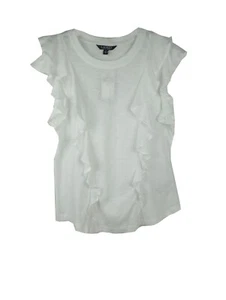 Lauren Ralph Lauren Damen Rüschen Rundhals Top - Bild 1 von 2
