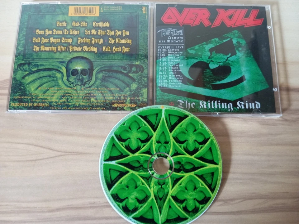 OVERKILL The killing kind ORG 1996! Testament Slayer Exodus Sacred Reich Flotsam - Bild 1 von 1