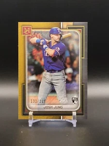 2023 Topps Museum Collection - Josh Jung Bronze Rookie /299 - Rangers - Picture 1 of 2