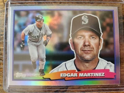 2022 Topps Archives Edgar Martinez 1988 Big Foil #88BF-32 Seattle Mariners - Image 1 of 2