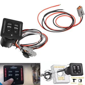 15170-001 Integrated Indicator Tactile Trim Tab Switch Kit 30" Wiring Harness - Picture 1 of 11