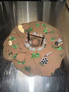dnd terrian handbemalte Lagerfeuerszene Miniatur - Bild 1 von 4