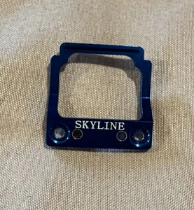 Blue Aluminum Front Body Mount For Kyosho Mini Z Nissan Skyline GT-R R34 - Picture 1 of 2