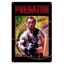 Predator Arnold Schwarzenegger Movie Metal Poster Tin Sign 20x30cm Plate