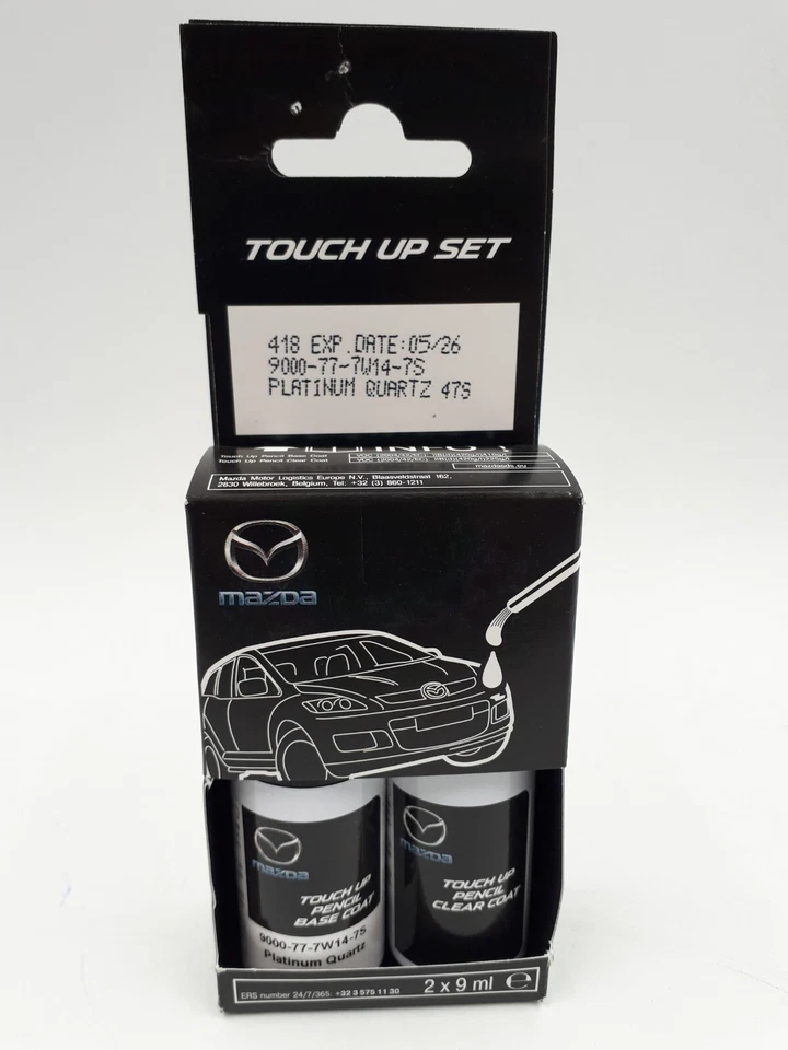 Kit de pinceles de retoque ORIGINAL de Mazda color Platinum Quartz  código 47S - Imagem 1 de 1